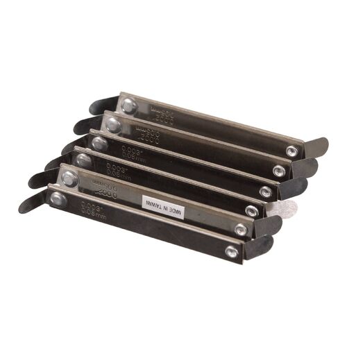 Whites Motorcycle Valve Clearance Gauge 0.05mm & 0.08mm Bag Of 6