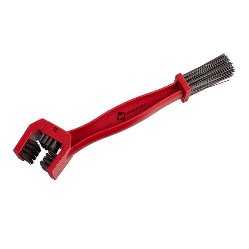 Whites Motorcycle Chain Cleaning Brush Red