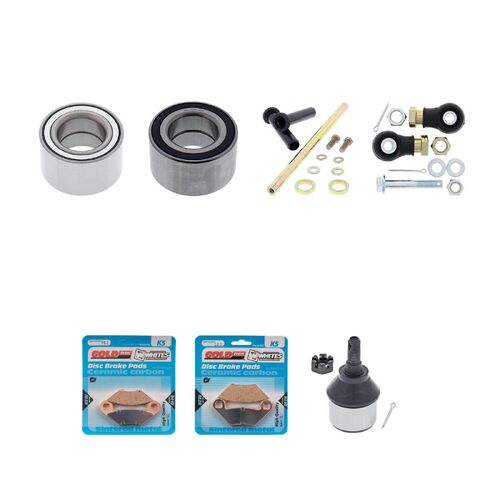 Polaris Sportsman 570 EFI EPS 2014 Whites BeaRings Cables Brake Pads ATV Service Kit