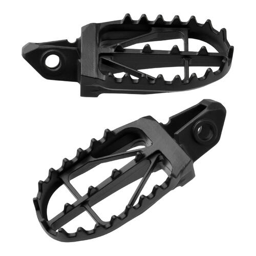 KTM 250 SX 2023-2026 Zeta Wide Foot Pegs 57mm Black