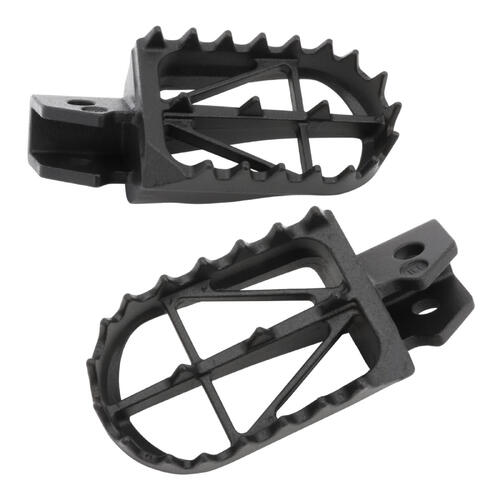 Honda CRF230F 2003-2019 Zeta Wide Chromoly Mid Foot Pegs Black