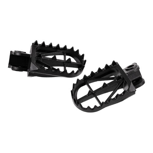 KTM 1090 Adventure R 2017-2017 Zeta Wide Chromoly Mid Foot Pegs Black
