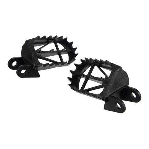 Kawasaki KLX300R 2020-2026 Zeta Wide Chromoly Mid Foot Pegs Black