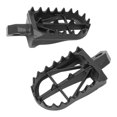 Kawasaki KDX200 1995-2008 Zeta Wide Chromoly Mid Foot Pegs Black