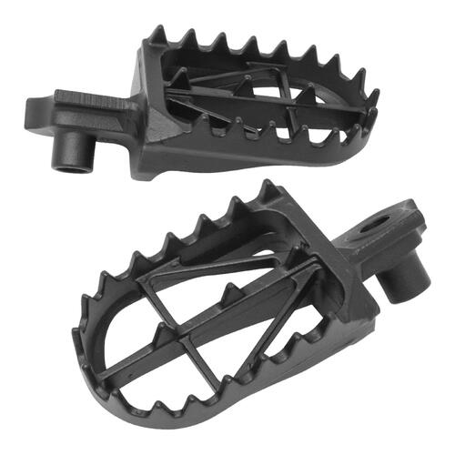 Honda SL230 1997-2001 Zeta Wide Chromoly Mid Foot Pegs Black