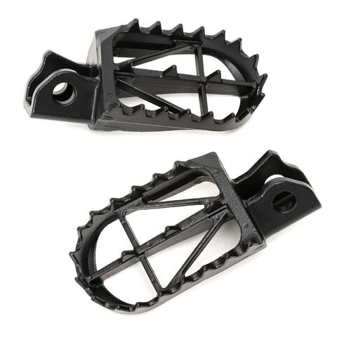 Kawasaki KLX230RS 2022-2026 Zeta Wide Chromoly Mid Foot Pegs Black