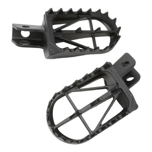 Kawasaki KLX110 2002-2012 Zeta Wide Chromoly Mid Foot Pegs Black