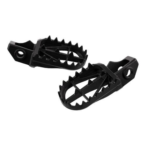 KTM 250 SX 2017-2022 Zeta Wide Chromoly Mid Foot Pegs Black
