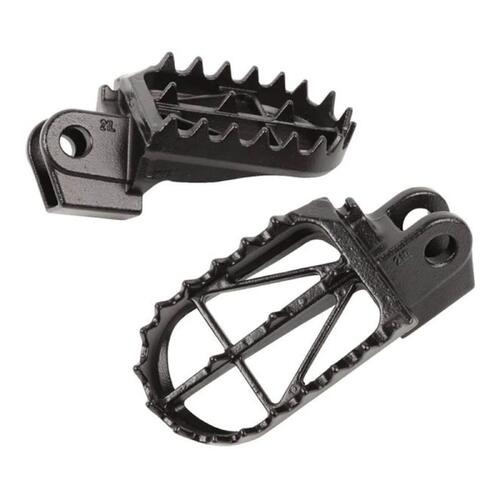 Yamaha WR450F 2024-2026 Zeta Wide 57mm Foot Pegs Black
