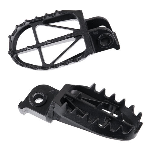 KTM 400 EXC 2000-2013 Zeta Wide Chromoly Ultra-Wide Foot Pegs Black