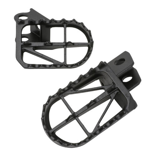 Honda CRF1100L Africa Twin 2020-2022 Zeta Wide Chromoly Ultra-Wide Foot Pegs Black