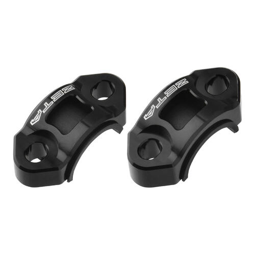 KTM 250 EXC 1993-2018 Zeta Rotating Bar Clamp Brake & Clutch Set Black