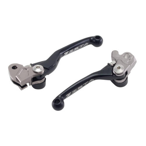 Kawasaki KX85 Big Wheel 2001-2025 Zeta Pivot Lever Set FP Black