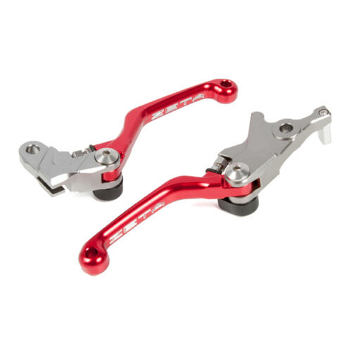 Honda CRF250L 2012-2020 Zeta Pivot Lever Set CP 3-Finger Red