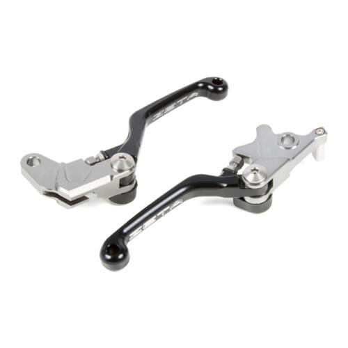 Suzuki DR200S 2015-2019 Zeta Pivot Lever Set CP 3-Finger Black
