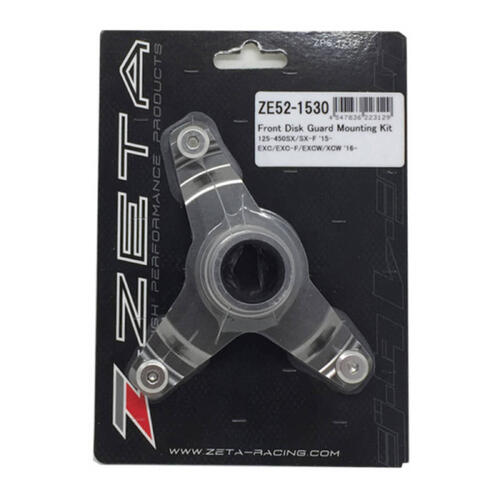KTM 200 EXC 2016-2016 Zeta Front Disc Guard Mounting Kit Silver