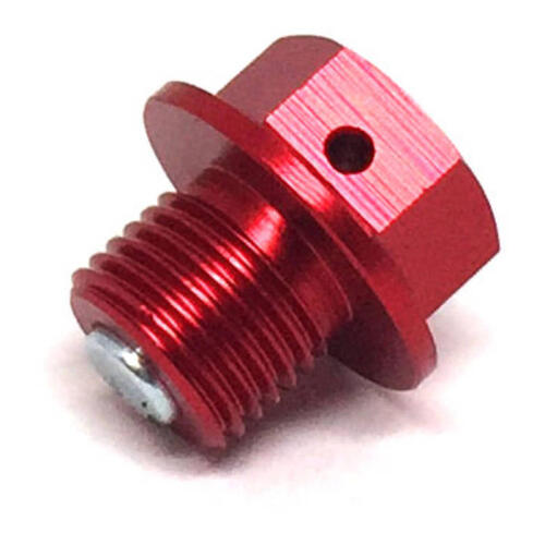 Suzuki SV650X 2019-2020 Zeta Magnetic Drain Bolt M12 x 10 P1.25 Red
