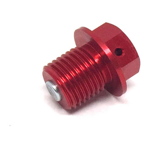 Honda VFR1200F 2010-2014 Zeta Magnetic Drain Bolt M14 x 14 P1.5 Red