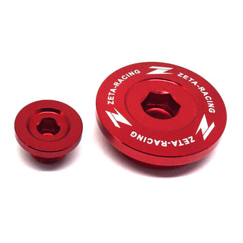 Kawasaki KX250F 2011-2019 Zeta Engine Plug Set Red