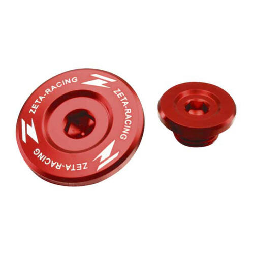 Yamaha YZ450F 2003-2005 Zeta Engine Plug Set Red