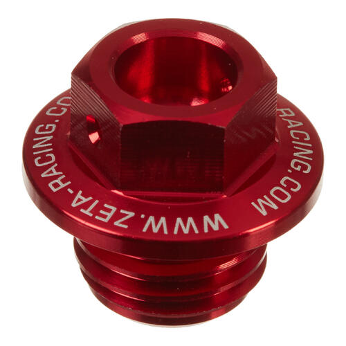 Honda CRF250RX 2019-2026 Zeta Oil Filler Plug Red