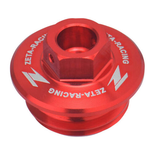 KTM 250 Freeride 2014-2020 Zeta Oil Filler Plug Red