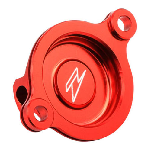 Honda CRF250RX 2019-2026 Zeta Oil Filter Cover Red