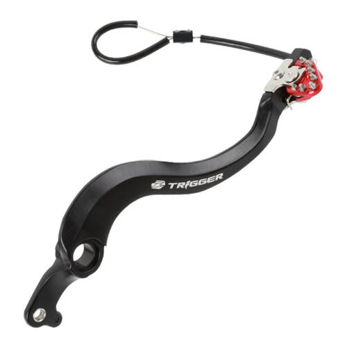 Honda CRF250R 2004-2026 Zeta Trigger Brake Pedal Red