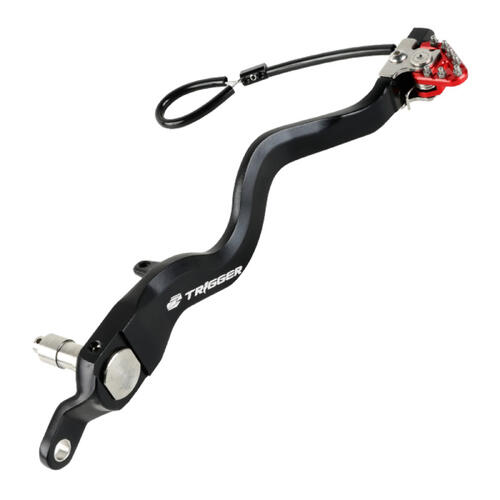 Kawasaki KLX300R 2020-2026 Zeta Trigger Brake Pedal Red