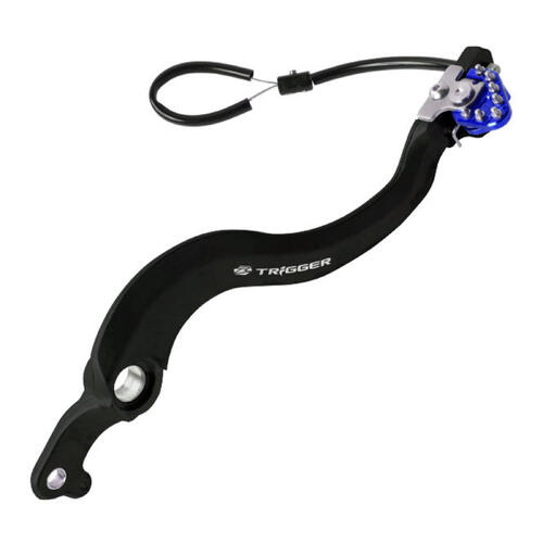 Yamaha YZ125X 2020-2026 Zeta Trigger Brake Pedal Blue