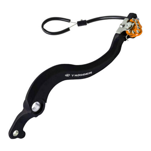 KTM 450 XC-F 2011-2015 Zeta Trigger Brake Pedal Orange
