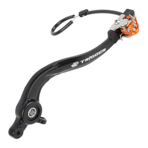 KTM 125 XC-W 2017-2019 Zeta Trigger Brake Pedal Orange