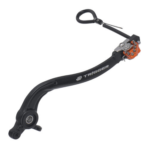 KTM 150 EXC TPI 2020-2022 Zeta Trigger Brake Pedal Orange