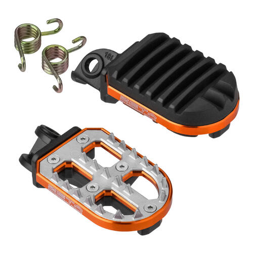 KTM 1090 Adventure R 2017-2019 Zeta Adventure Foot Pegs Orange