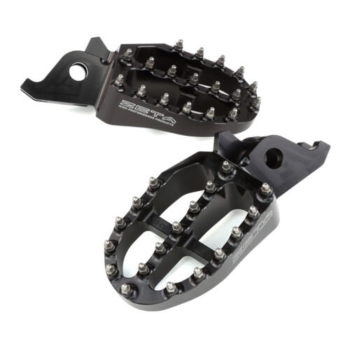 Honda CRF300L 2021-2025 Zeta Aluminium Foot Pegs Black