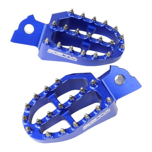 Yamaha WR450F 2003-2023 Zeta Aluminium Foot Pegs Blue