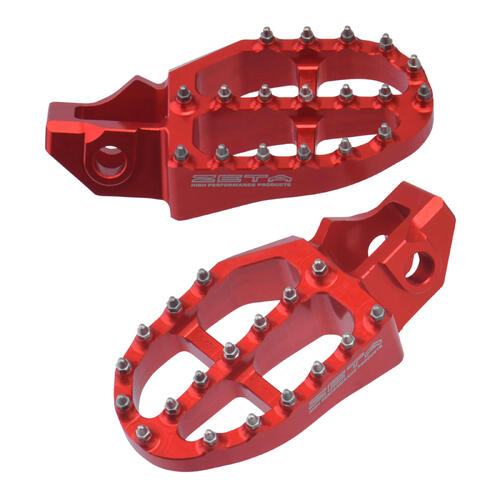KTM 250 SX 2017-2022 Zeta Aluminium Foot Pegs Red