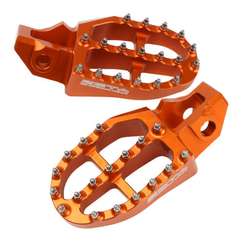 KTM 250 SX 2017-2022 Zeta Aluminium Foot Pegs Orange
