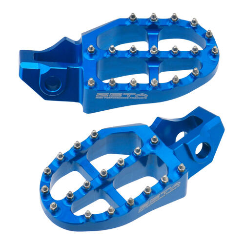 KTM 125 XC-W 2017-2019 Zeta Aluminium Foot Pegs Blue