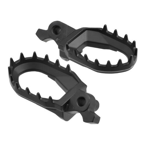 Yamaha WR450F 2024-2026 Zeta Max Foot Pegs Black