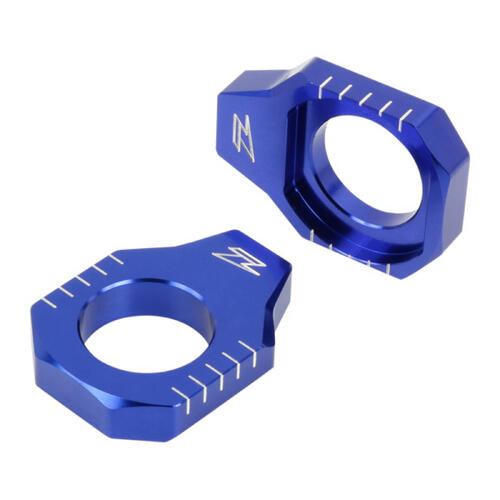 Kawasaki KX250X 2021-2026 Zeta Rear Axle Block Blue