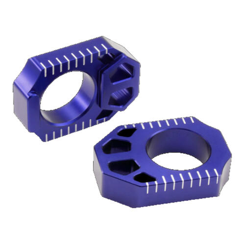 Yamaha WR450F 2004-2023 Zeta Rear Axle Block Blue
