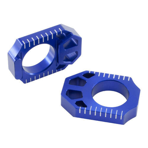 Yamaha WR450F 2024-2026 Zeta Rear Axle Block Blue
