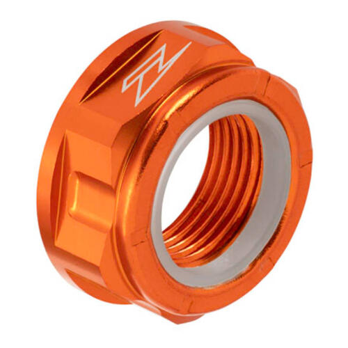 KTM 125 SX 1999-2012 Zeta Axle Nut M20 x 30 P1.5 H13L Orange