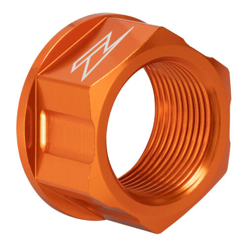 KTM 450 XC-F 2013-2022 Zeta Axle Nut M25 x 32 P1.5 H18 Orange