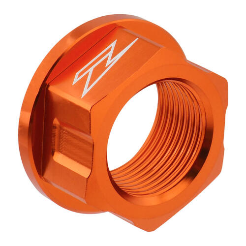KTM 125 SX 2023-2026 Zeta Axle Nut M22 x 30 P1.5 H17 Orange