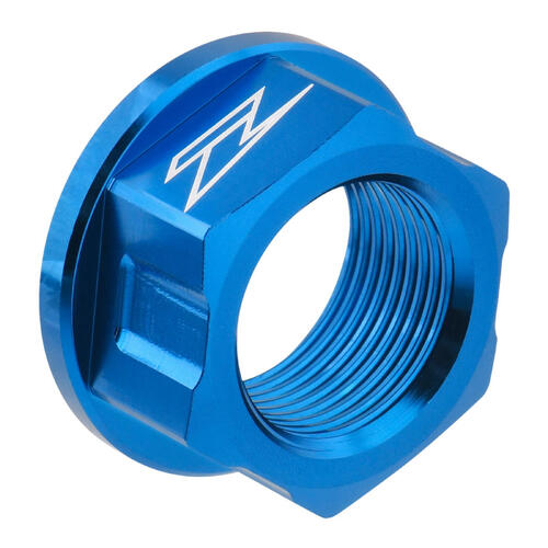 KTM 125 XC 2023-2025 Zeta Axle Nut M22 x 30 P1.5 H17 Blue