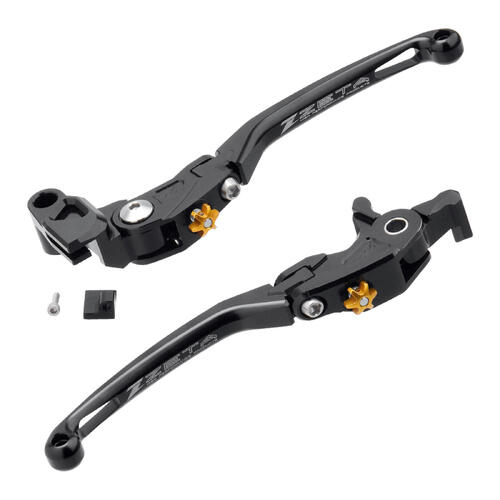 Kawasaki Z900 2017-2022 Zeta Pilot Lever Set Black