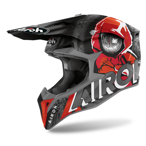 Airoh Off-Road Helmet Wraap Alien Red Matt