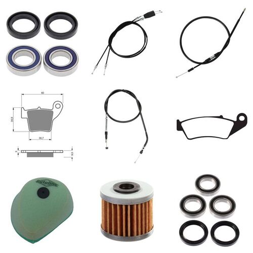 Whites Service Kit Includes Bearings Cables Filters & Pads